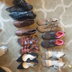 Gently used shoes